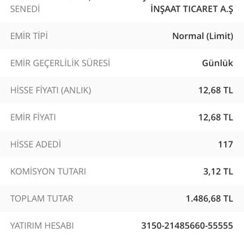 Denizbank İşlem Kısıtı Borsa