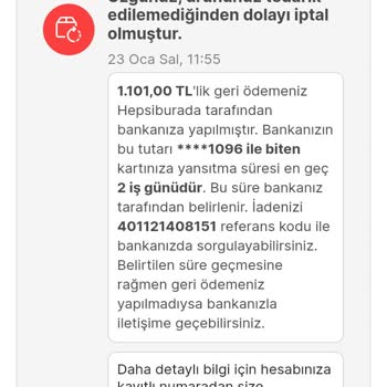 Hepsiburada Ürün Teslimatı Yapmamakta Siparişleri İptal Etmektedir