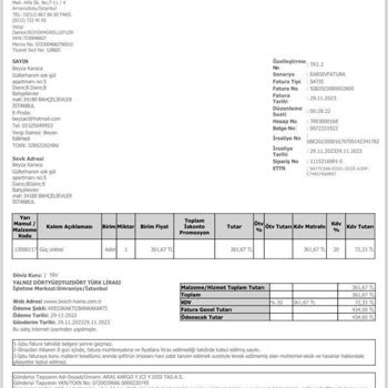Bosch Elektrik Süpürgesi İçin Uyumsuz Şarj Adaptörü Değişim Talebinin Reddedilmesi