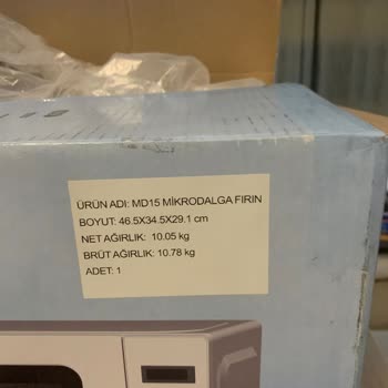Carrefour SA Dijitsu Marka Mikrodalga Fırını İade Etmek İstiyorum