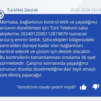 TurkNet İnternet Kurulumu Sonrası Bağlantı Sorunu