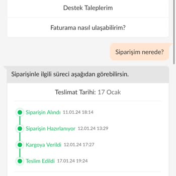 Sürat Kargo Teslim Etmeden Teslim Edildi İşlemi