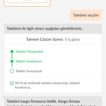 Sürat Kargo Teslim Etmeden Teslim Edildi İşlemi