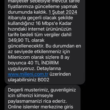Millenicom Şikayet Hukuka Aykırılık