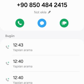 0850 484 24 15 Şüpheli Numara