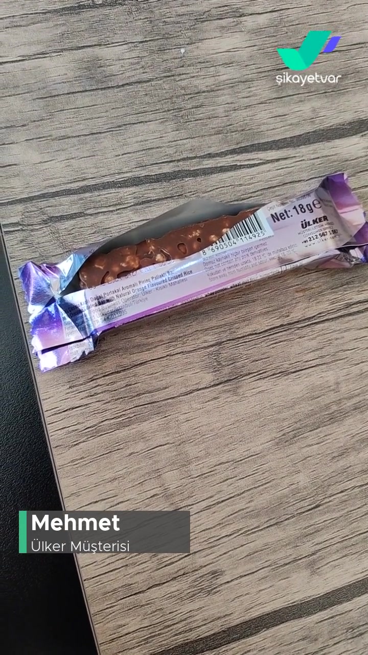 Ülker Piko Çikolatanın Ambalaj Hatası Bozuk Ürün videonun kapak resmi