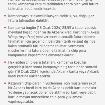 Akbank Chip Para Kampanyası