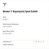 Tesla Türkiye'de Muhatap Yok Kaporamı İade Etmiyorlar