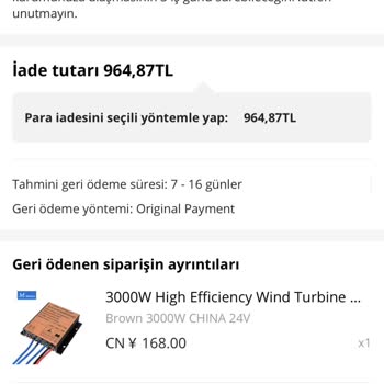 Aliexpress Para İadesi Süresi Doldu