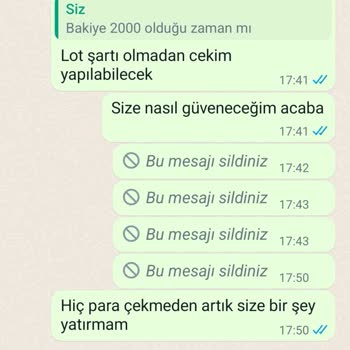 Tmc Trader Tmc Trade Lot Şartı Bahanesiyle Paranızı Vermiyor