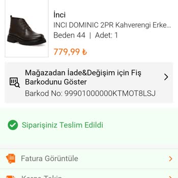 FLO Ayakkabı Tabanları Yarılan Bot İçin Garanti Süresi Sorunu