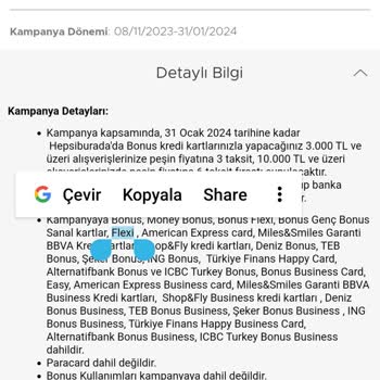 Hepsiburada Garanti Karta Taksit Kampanyası