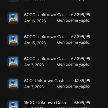 Google Play Geri Ödeme Hakkında Acil.!