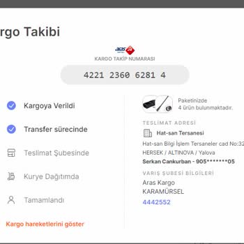 Aras Kargo Paket Dağıtım İşgüzarlığı