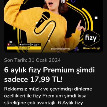 Turkcell Fizy Uygulamasında Param Ve Üyeliğim Gitti