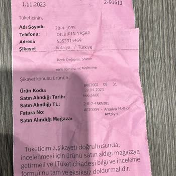 Avva Ürün İade Çilesi