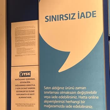 Jysk Sınırsız İade Yapmıyor Ve Parayı Eksik Veriyor