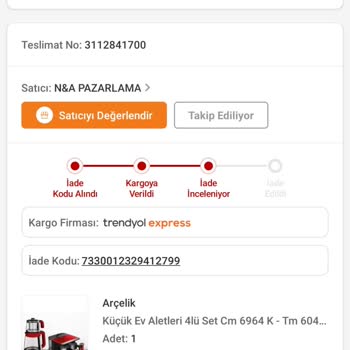 Trendyol Müşterisine Sahip Çıkmıyor