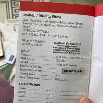 Schafer Marka Ürünlerin Kalitesizliği