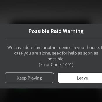 ROBLOX 1001 Error Başlığı