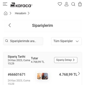 Karaca Züccaciye Karaca Para İadesini Yapmadı