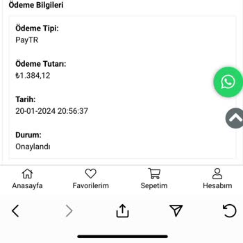 Gofeel Sipariş Elime Ulaşmadı