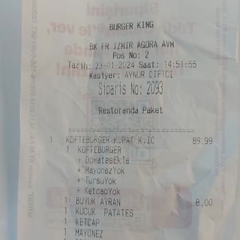 Burger King Fazladan Ayran Fiyaskosu Ve Şikayet Tehdidi