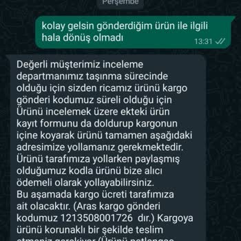 Stanley Termos Müşteri Hizmetleri Sıkıntılı