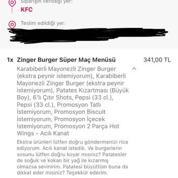 Yemeksepeti Sürekli Yanlış Sipariş Gönderiyor