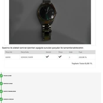 Saat & Saat Ürün Kusurlu Olmasına Rağmen Ücret Talep Ediliyor