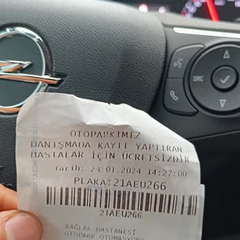 Özel Bağlar Hastanesi Bağlar Hastanesi Plaka Kayıt Parası