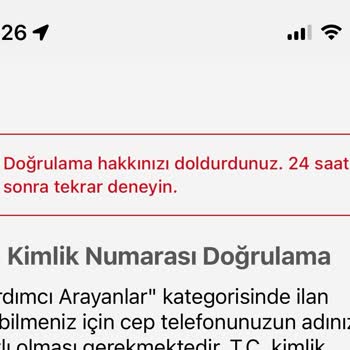 Sahibinden Telefon Numaramı Doğrulayamıyorum