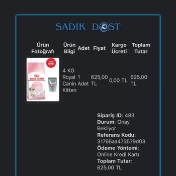 Cimri Sipariş Edilen Ürün Gelmedi