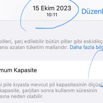 iPhone Pil Sağlığı Sorunu