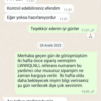 Elfida Moda Siparişim Teslim Edilmedi