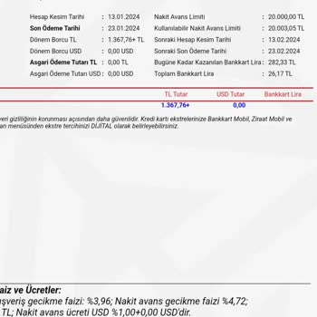Ziraat Bankası Artı Para İadesi