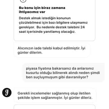 Gardrops Destek Ekibi Şikayetim Hakkında