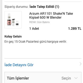 N11 Ürün İademi Gerçekleştirmiyor.