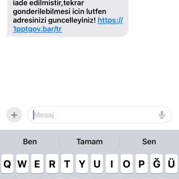 Koliniz Adres Nedeniyle Gönderim Merkezine Gönderilmiş