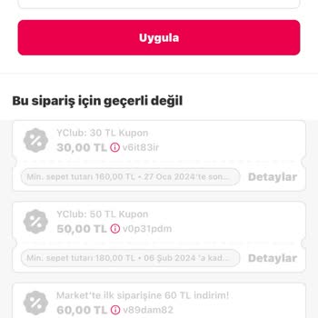 Yemeksepeti Online Ödeme Ve Kupon Kullanımıyla İlgili Yaşanan Sorunlar