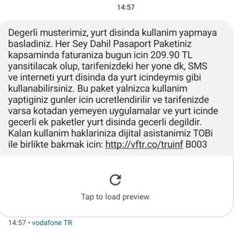 Vodafone Sebepsiz Yere Ücret Alıyor.