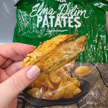 Harras Markası Elma Dilim Patatesin İçinden Çıkana Bakın