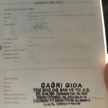 Kiwi Home Kiwi Kvc 4108 İlgisiz Firma