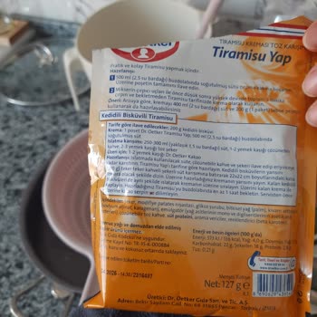 Dr. Oetker Tiramisu Yap Mağduru