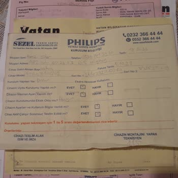 PHILIPS TV 65 TV Arızalı