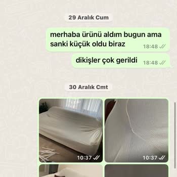Yenibihava (İnstagram) Koltuk Örtüsü Aldım Defolu Gönderdiler