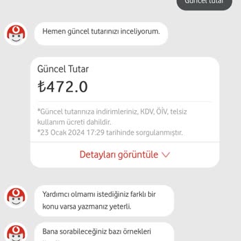 Vodafone Sürekli Faturamı Arttırdı