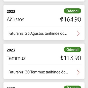 Vodafone Sürekli Faturamı Arttırdı