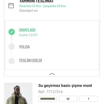 Pull and Bear Sabırla Teslim Edilmesini Bekliyorum