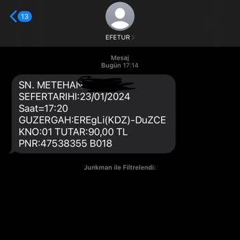 Efe Tur Otobüs Firmasının Yolcu Mağduriyeti